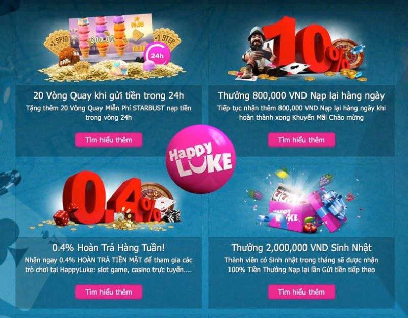 ưu điểm của nhà cái game jackpots tại happyluke